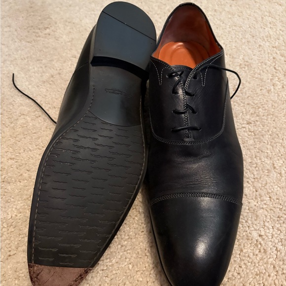 santoni black dress shoes Santoni